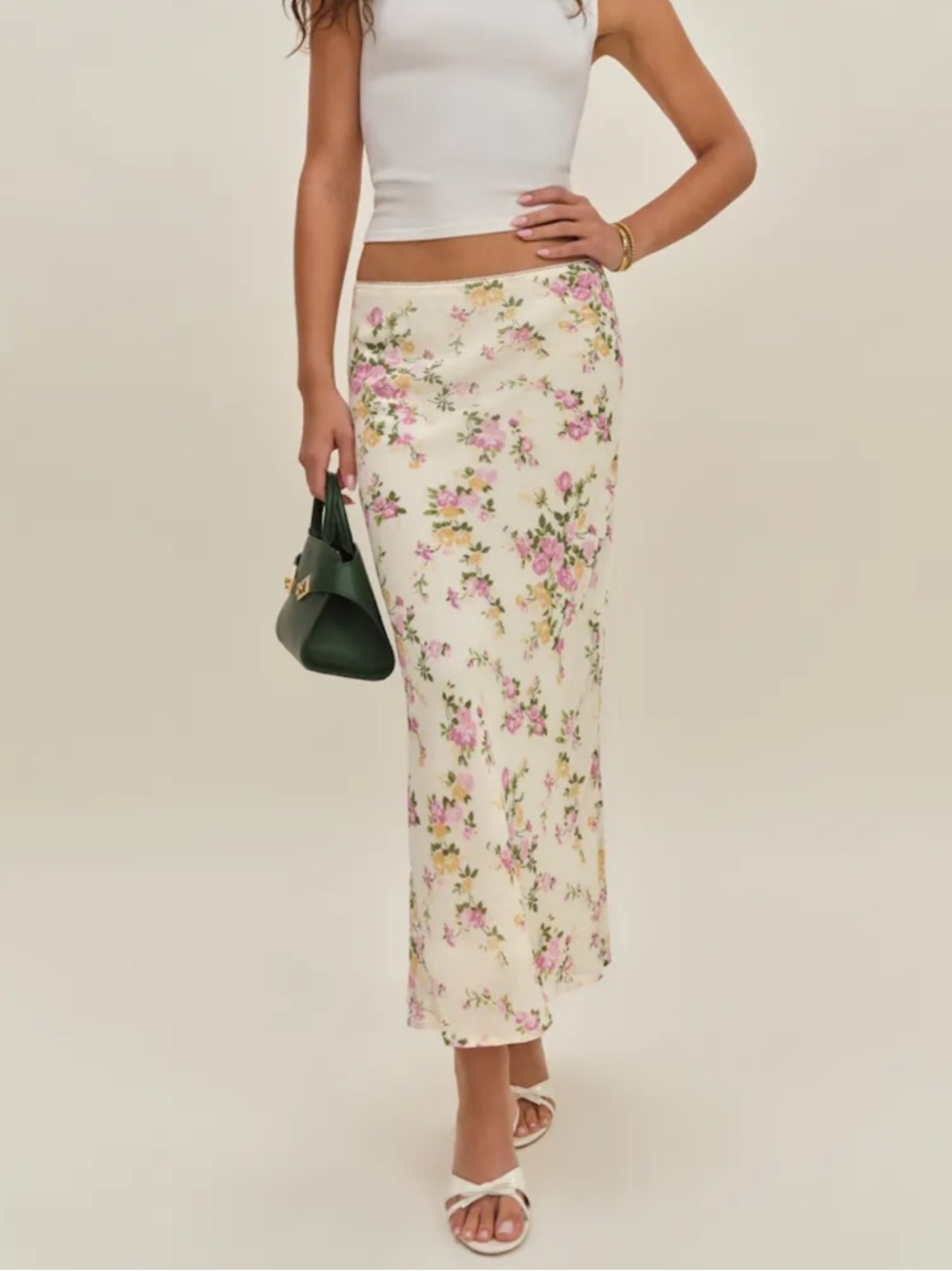 Reformation NWT Layla Skirt Posy Floral Size 6